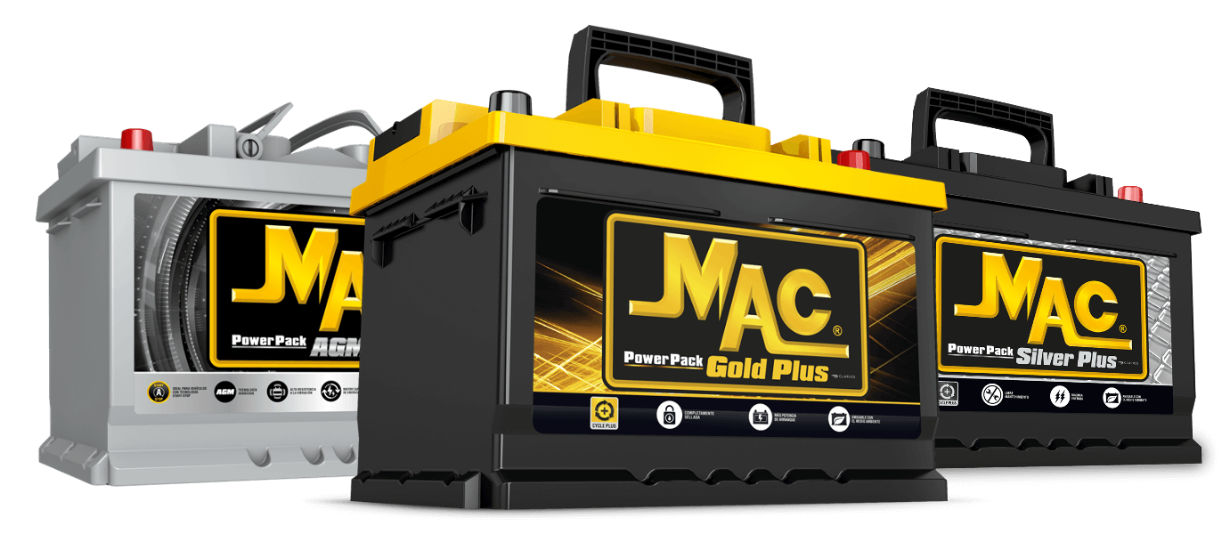 Baterías MAC AGM Plus, Gold Plus y Silver Plus